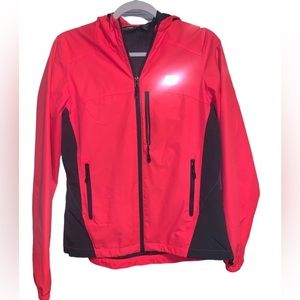 New Balance Poly/Spandex Hooded Jacket Sz Small